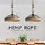 1 - Light Hemp,Black Dome Pendant