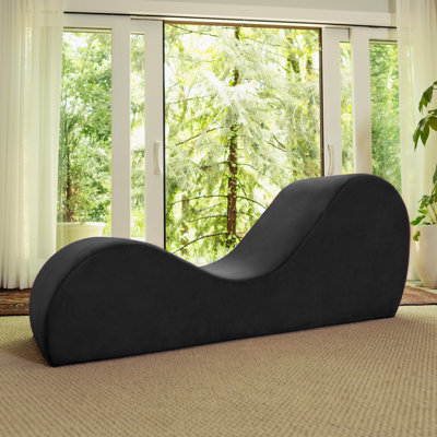 Symons Sleek Chaise Lounge for Yoga - for Stretching, Relaxation, Exercise & More by Latitude Run