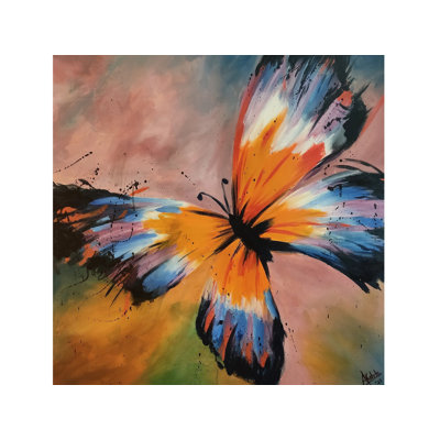 Abstract Butterfly | Acrylic On Canvas | Akshita Makhija