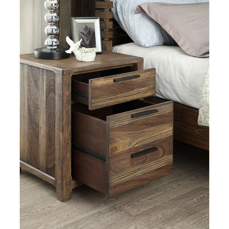 Table de chevet 2 tiroirs Aston