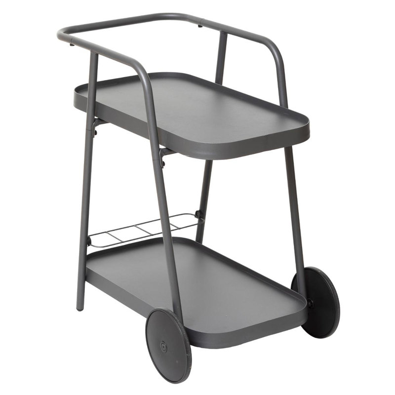 Asgard Dakota Fields Bar Cart with Metal Outer Material
