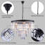 Lustre moderne / traditionnel à niveaux 12 lumières K9 à intensité variable avec accents de cristal pour le salon Hallum-392649515