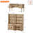 2 - Piece Office Set, 56" Executive Desk & Bookcases-1772165173