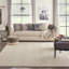 Tapis gris / ivoire en laine touffeté à motif abstrait Zoe-207565885