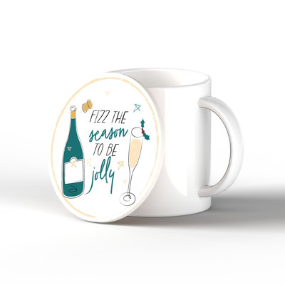 Santamaria Ceramic Round 1 Piece Coaster