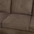 Brown Sackcloth Fabric L style Left Hand Facing Living Room Sofa Set, with ottoman-81189132-87463990