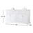 Pardue 60'' Double Bathroom Vanity with Top-620404218