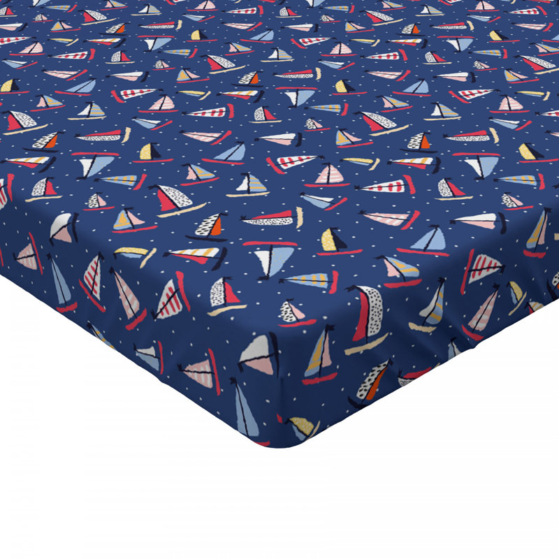 Microfiber Fitted Sheet, Twin Fitted Sheet, Sailing