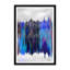 Reflective Treescape in Blue Framed Photographic Print