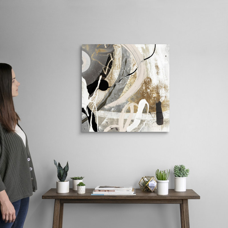 Tangled III - Painting on Canvas, Wrapped Canvas, 24" H x 24" W, No Frame