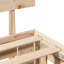 Bed Frame with Headboard Solid Pine Wood-313645404