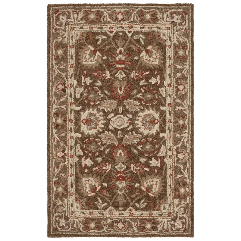 Tingley Hand Tufted Wool Oriental Rug, Rectangle 3' x 5'
