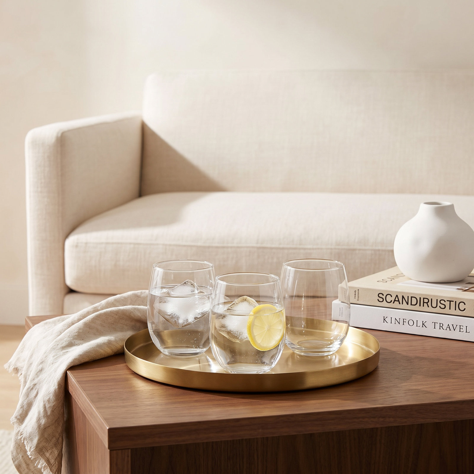 Laya Stemless White Wine Glass