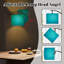Lampe sur pied Arc bleu sarcelle à texture marbrée, lampes sur pied au centre avec télécommande DEL, abat-jour réglables, grandes lampes debout pour le bureau de lecture, le salon
