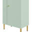 Petit meuble-lavabo avec lavabo simple en céramique-414888836