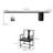 4 - Person Solid Wood Top Double Pedestal Dining Set-99330179