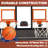 RayChee Foldable Basketball Arcade Game with 4 Balls and LED Scoring System