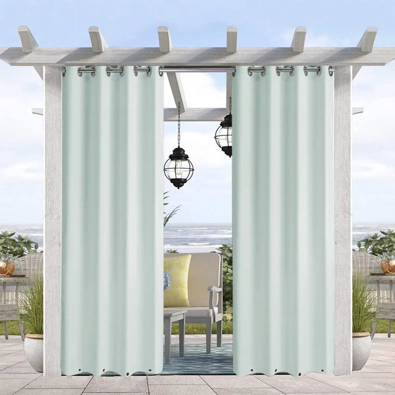Arnd Outdoor Blackout Curtain Single Panel