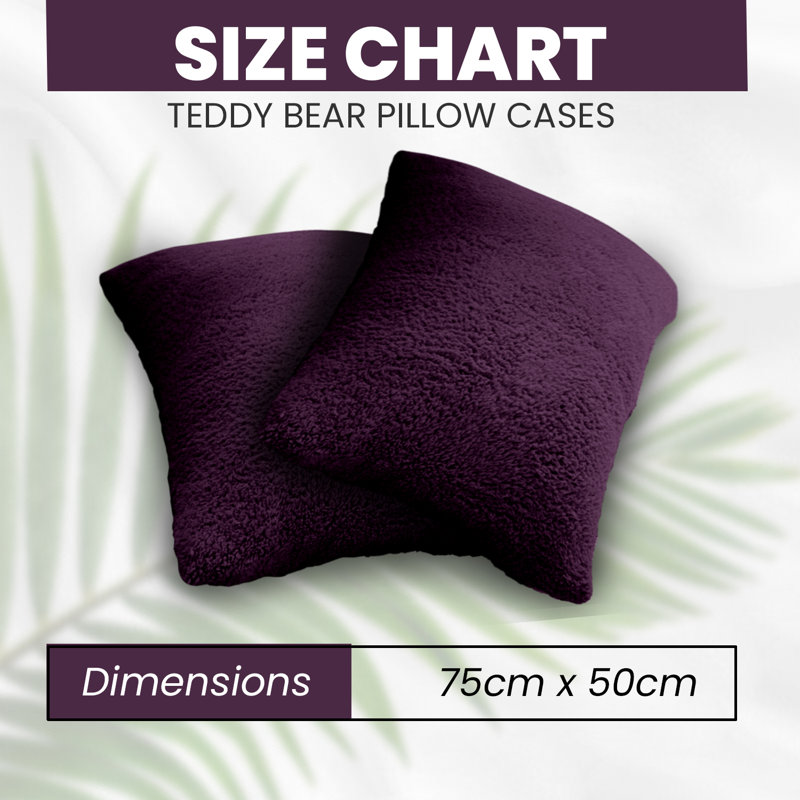 Standard - Set of 2, Aubergine