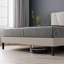 Beda Upholstered Bed Frame with Padded Tufted Headboard-1446738174-1446738173