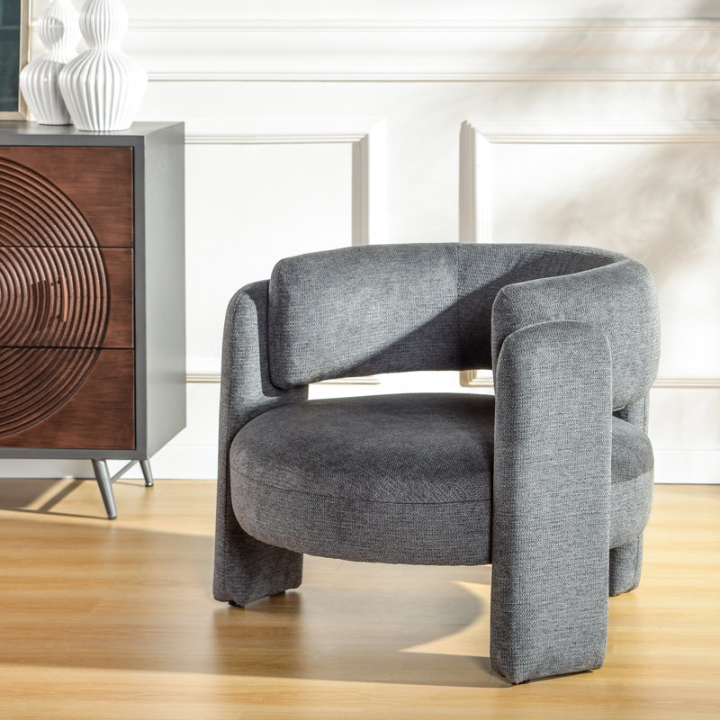 Chaise d'appoint Mercer - Gris anthracite