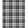 Tapis noir à tissage plat Kehr