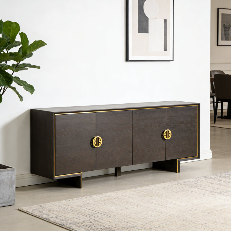 Meuble télé simple de style américain