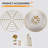 Modern Capiz Shell Crystal Chandeliers-449503632