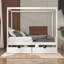 Lit plateforme double avec rangement Grovesend-87036340