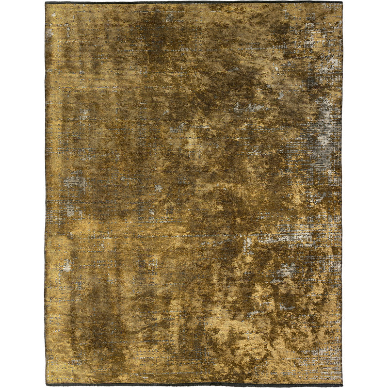 Rapture Brown/Beige Camouflage Luxury Area Rug, Rectangle 7'10" x 9'10"