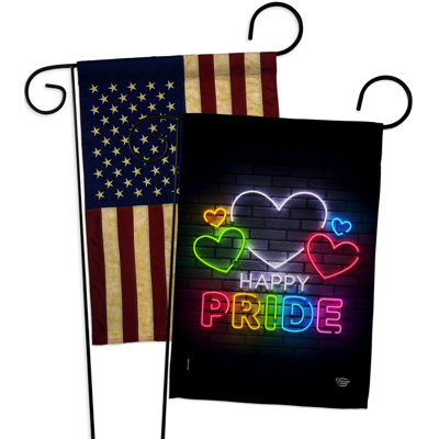 Double Sided 18.5'' H x 13'' W Polyester Kwanzaa Garden Flag