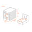 Enceinte pour litière et table de bout Freedom Litter-443205758