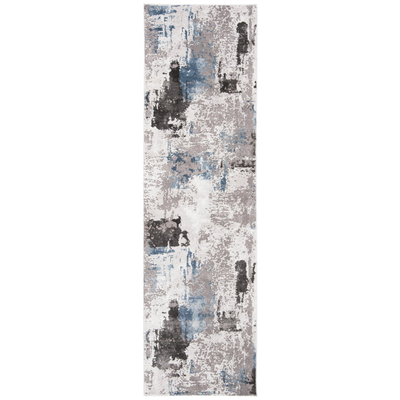 Ahanu Abstract Area Rug, Runner 69 x 244 cm
