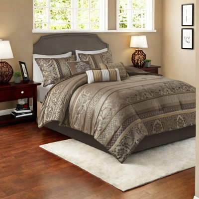 Ensemble de literie en jacquard luxueux, très grand polyester, conception moderne