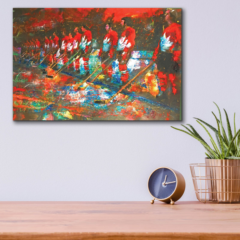 "Équipe Canada 72" par Murray Henderson Fine Art, H 12 po x l 16 po x P 0,13 po