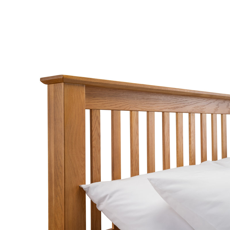 Solid Wood Bed with Mattress, Kingsize (5')