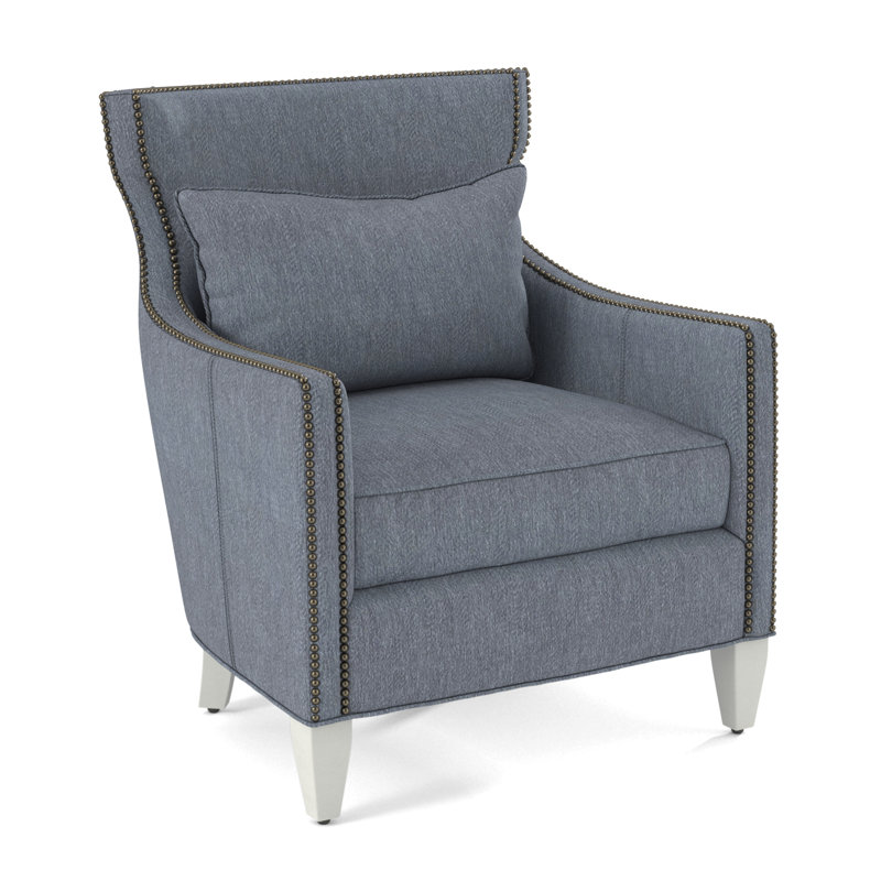 Armchair, Salvador Asphalt, White