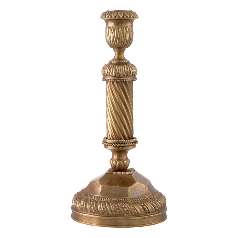 Met X Eichholtz 9.45'' H Brass Tabletop Candlestick