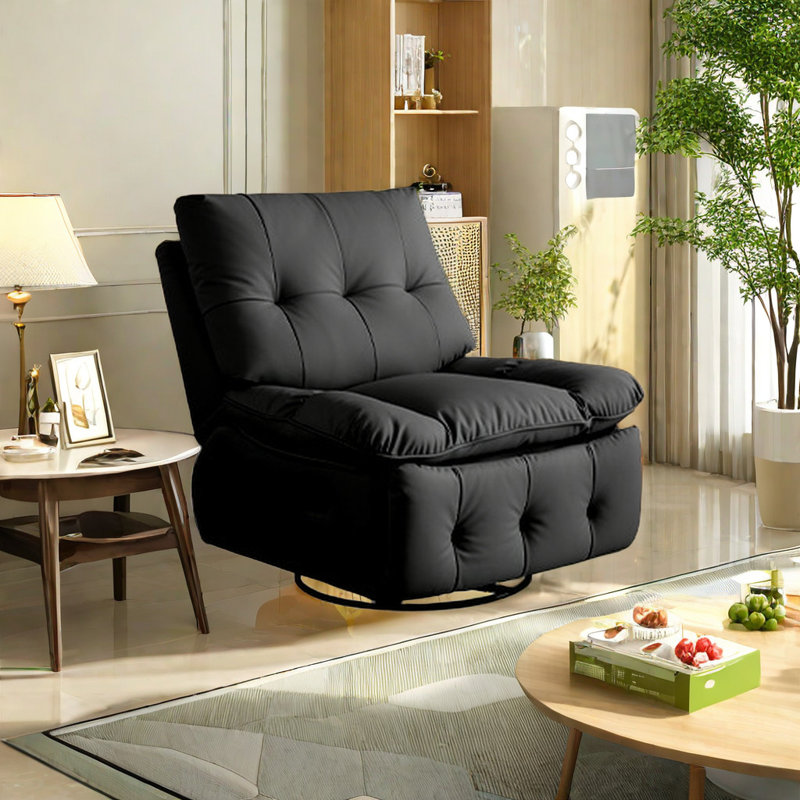 Fauteuil inclinable polyvalent à haute résilience, Noir