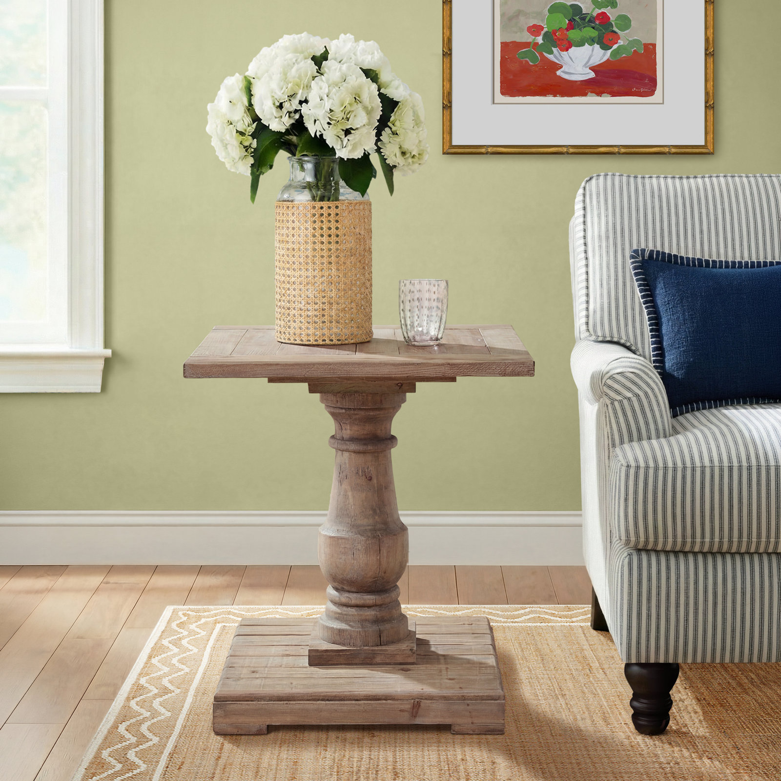 McKew Solid Wood End Table