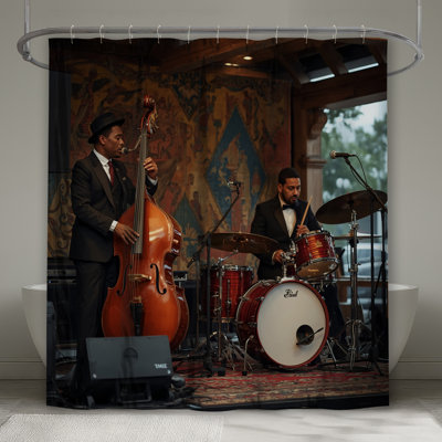 Rideaux de douche Jazz Band Performance