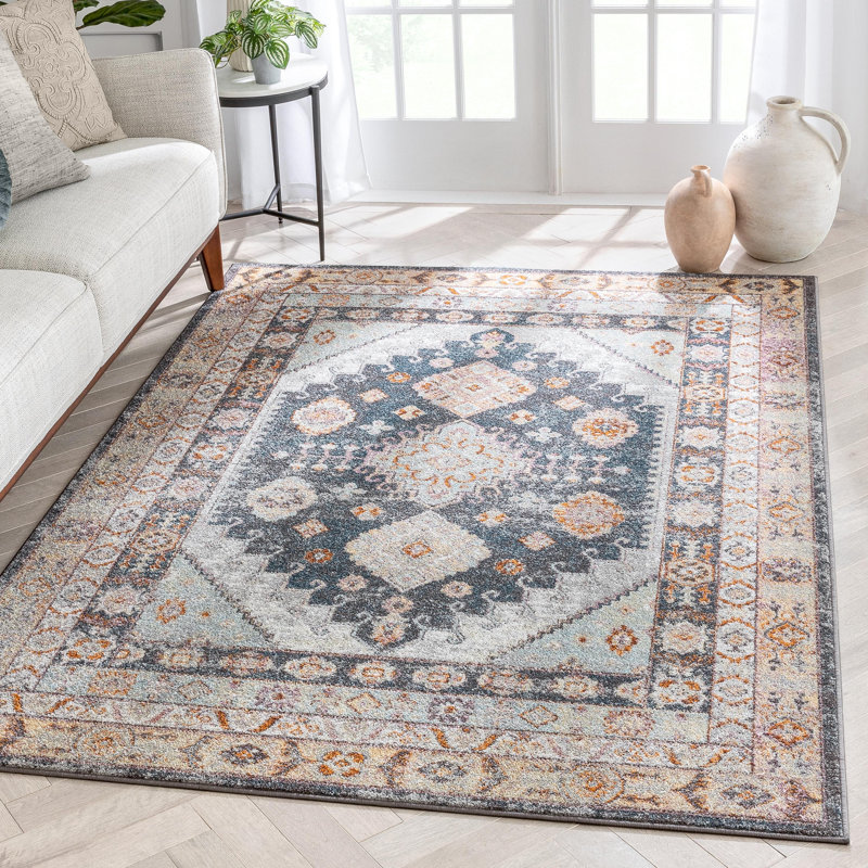 Rodeo Southwestern Synthetic Area Rug, Rectangle 120 x 160cm