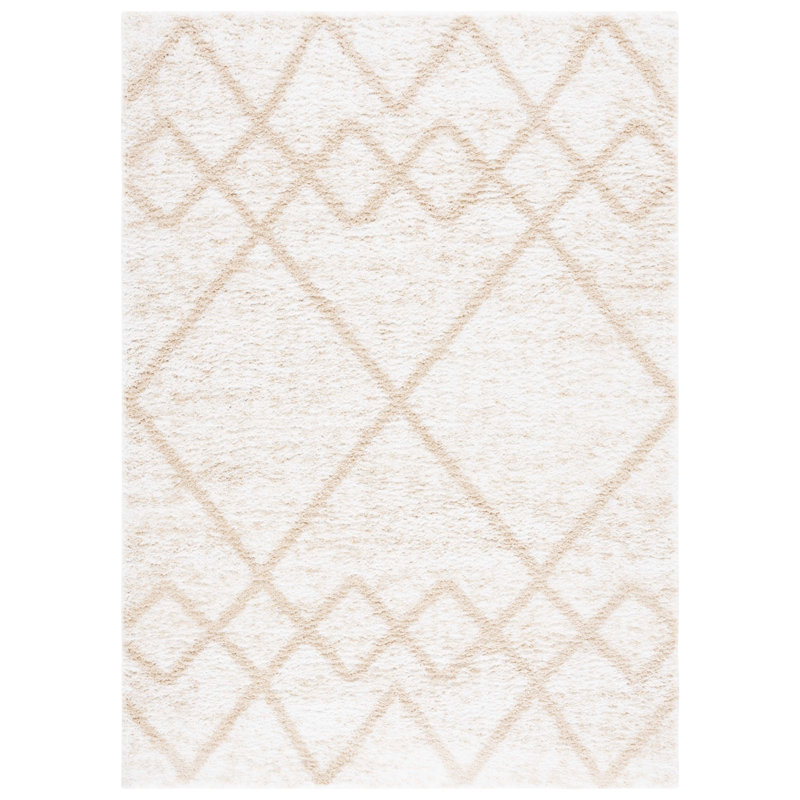 Tapis à poils longs Bindiya, Rectangle 5 pi 5 po x 7 pi 7 po