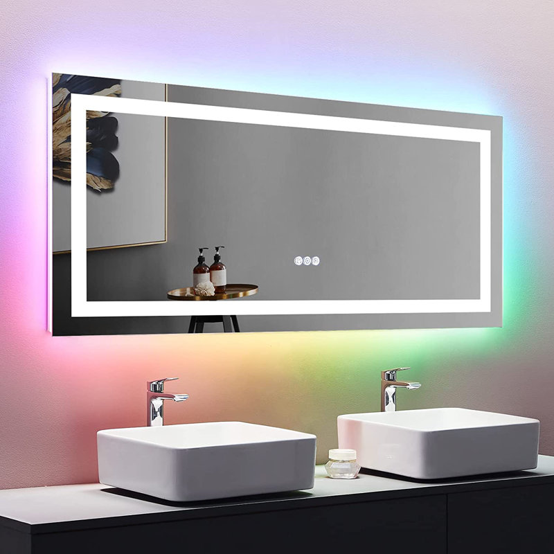 Rectangle Mirror, 28" x 60", White