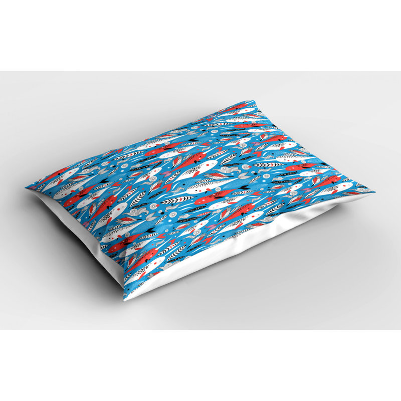 Feather Polyester Sham Set, Queen