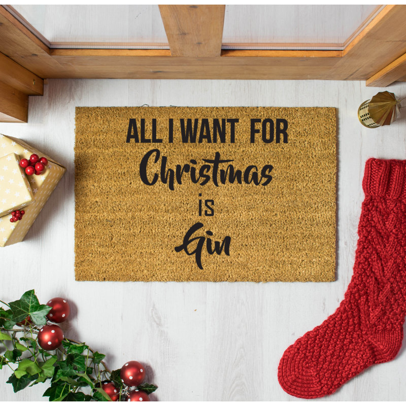 Rhett Non-Slip Christmas Outdoor Doormat