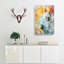 Bunny Rabbit in Abstract - Wrapped Canvas-55314829