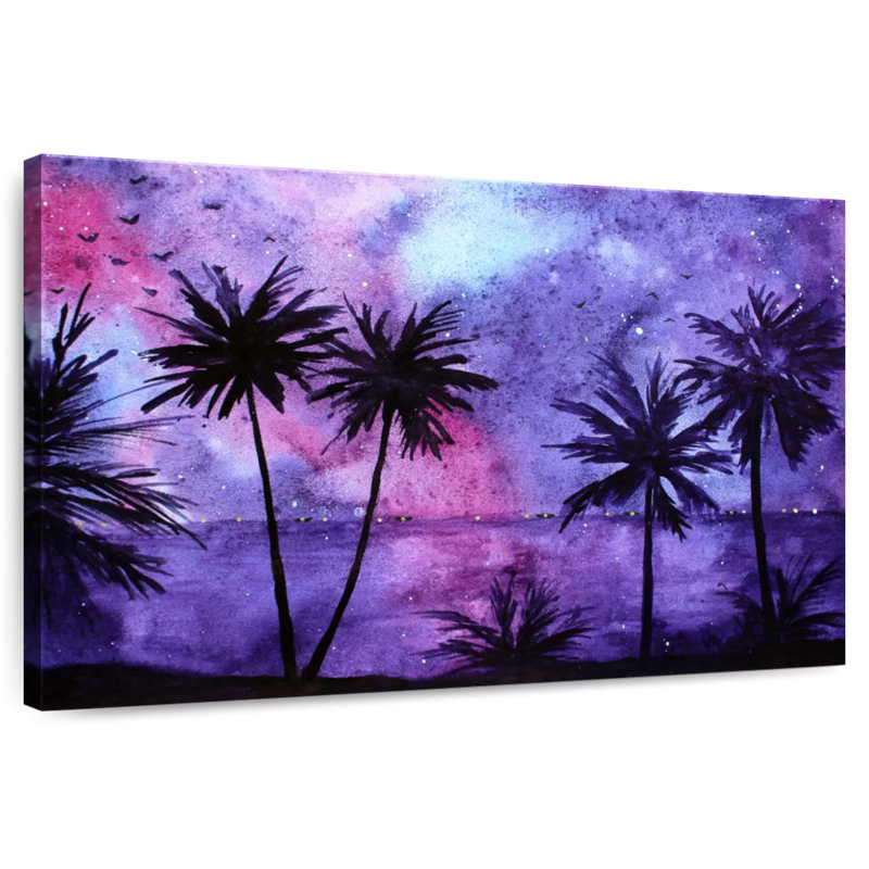 Plage du ciel nocturne Harnek, H 20 po x l 30 po