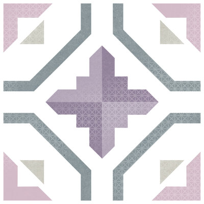Prisma 9-3/4 In. X 9-3/4 In. Porcelain Floor And Wall Tile