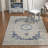 Juliea Distressed Medallion Oriental Power Loom Performance Rug-2118190185